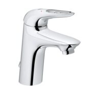 Grohe Eurostyle wastafelkraan S-Size met EcoJoy met verzinkbare ketting chroom 33557003
