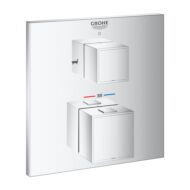 Grohe Grohtherm Cube inbouw bad thermostaatkraan 2 verbruikers chroom 24155000 44