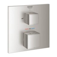 Grohe Grohtherm Cube inbouw bad thermostaatkraan 2 verbruikers supersteel 24155DC0