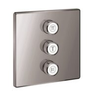 Grohe Grohtherm SmartControl omsteller 3 verbruikers hard graphite 29127A00 Grohe Grohtherm SmartControl omsteller 3 verbruikers hard graphite 29127A00