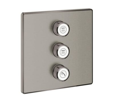 Grohe Grohtherm SmartControl omsteller 3 verbruikers hard graphite geborsteld 29127AL0 4 Grohe Grohtherm SmartControl omsteller 3 verbruikers hard graphite geborsteld 29127AL0 4