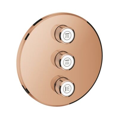 Grohe Grohtherm SmartControl omsteller warm 3 verbruikers warm sunset 29122DA0 4 Grohe Grohtherm SmartControl omsteller warm 3 verbruikers warm sunset 29122DA0 4