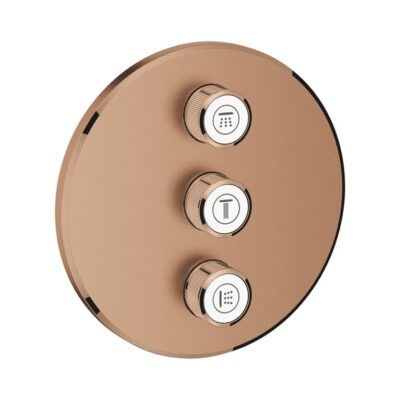 Grohe Grohtherm SmartControl omsteller warm 3 verbruikers warm sunset geborsteld 29122DL0 4 Grohe Grohtherm SmartControl omsteller warm 3 verbruikers warm sunset geborsteld 29122DL0 4