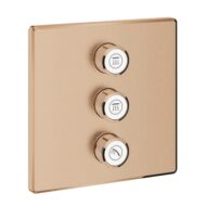 Grohe Grohtherm SmartControl omsteller warm 3 verbruikers warm sunset geborsteld 29127DL0 Grohe Grohtherm SmartControl omsteller warm 3 verbruikers warm sunset geborsteld 29127DL0