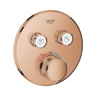 Grohe Grohtherm SmartControl thermostaat voor bad & douche 2 verbruikers warm sunset 29119DA0