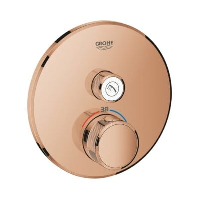 Grohe Grohtherm SmartControl thermostaat voor douche 1 verbruiker warm sunset 29118DA0 4 Grohe Grohtherm SmartControl thermostaat voor douche 1 verbruiker warm sunset 29118DA0 4