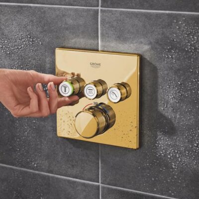 Grohe Grohtherm SmartControl thermostaat voor douche 3 verbruikers cool sunrise 29126GL0 7