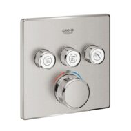 Grohe Grohtherm SmartControl thermostaat voor douche 3 verbruikers supersteel 29126DC0
