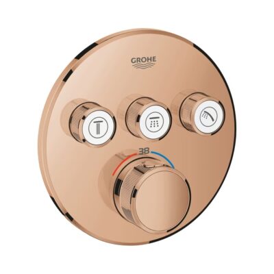 Grohe Grohtherm SmartControl thermostaat voor douche 3 verbruikers warm sunset 29121DA0 6 Grohe Grohtherm SmartControl thermostaat voor douche 3 verbruikers warm sunset 29121DA0 6