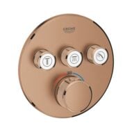 Grohe Grohtherm SmartControl thermostaat voor douche warm 3 verbruikers warm sunset geborsteld 29121DL0 Grohe Grohtherm SmartControl thermostaat voor douche warm 3 verbruikers warm sunset geborsteld 29121DL0