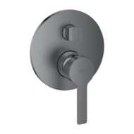 Grohe Lineare eengreeps inbouw douchemengkraan 3 verbruikers hard graphite geborsteld 24095AL1