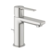 Grohe Lineare wastafelkraan XS-Size met EcoJoy met trekstang-afvoergarnituur supersteel 32109DC1 Grohe Lineare wastafelkraan XS-Size met EcoJoy met trekstang-afvoergarnituur supersteel 32109DC1