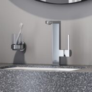 Grohe Plus wastafelkraan L-Size met EcoJoy met afsluitbare afvoerplug push open op batterijen moon white moon white 23959003 Grohe Plus wastafelkraan L-Size met EcoJoy met afsluitbare afvoerplug push open op batterijen moon white moon white 23959003