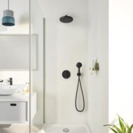 Grohe Precision thermostatische inbouw regendoucheset Ø250 mm mat-zwart 348832430 Grohe Precision thermostatische inbouw regendoucheset Ø250 mm mat-zwart 348832430