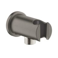 Grohe Rainshower handdouchehouder met slangverbinding hard graphite geborsteld 26658AL0 Grohe Rainshower handdouchehouder met slangverbinding hard graphite geborsteld 26658AL0