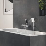 Grohe Rainshower SmartActive Cube handdoucheset zonder stang 3 straalsoorten moon white moon white 26589LS0 Grohe Rainshower SmartActive Cube handdoucheset zonder stang 3 straalsoorten moon white moon white 26589LS0