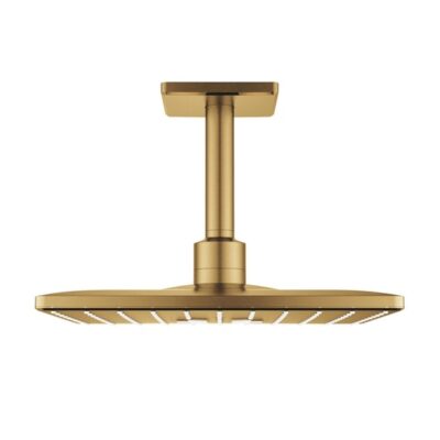 Grohe Rainshower SmartActive Cube regendouchekopset 2 straalsoorten 310 x 310 mm cool sunrise geborsteld 26481GN0 4 Grohe Rainshower SmartActive Cube regendouchekopset 2 straalsoorten 310 x 310 mm cool sunrise geborsteld 26481GN0 4