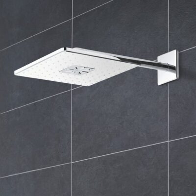 Grohe Rainshower SmartActive Cube regendouchekopset 2 straalsoorten 310 x 310 mm moon white 26479LS0 7 Grohe Rainshower SmartActive Cube regendouchekopset 2 straalsoorten 310 x 310 mm moon white 26479LS0 7