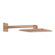 Grohe Rainshower SmartActive Cube regendouchekopset 2 straalsoorten 310 x 310 mm warm sunset geborsteld 26479DL0 Grohe Rainshower SmartActive Cube regendouchekopset 2 straalsoorten 310 x 310 mm warm sunset geborsteld 26479DL0