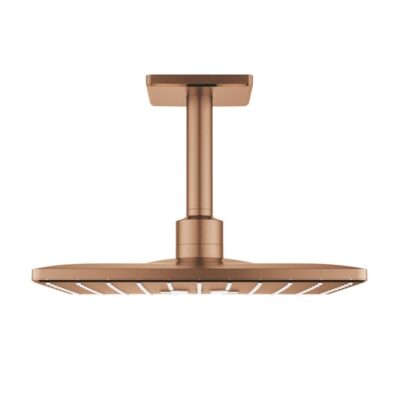 Grohe Rainshower SmartActive Cube regendouchekopset 2 straalsoorten 310 x 310 mm warm sunset geborsteld 26481DL0 4 Grohe Rainshower SmartActive Cube regendouchekopset 2 straalsoorten 310 x 310 mm warm sunset geborsteld 26481DL0 4