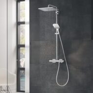 Grohe Rainshower SmartActive Cube thermostatische opbouw regendoucheset met EcoJoy 310 x 310 mm chroom 26652000