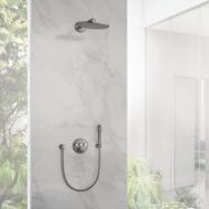Grohe Rainshower SmartActive regendouchekopset 2 straalsoorten Ø310 mm hard graphite geborsteld 26475AL0 Grohe Rainshower SmartActive regendouchekopset 2 straalsoorten Ø310 mm hard graphite geborsteld 26475AL0