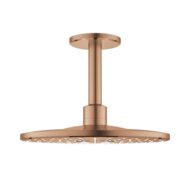 Grohe Rainshower SmartActive regendouchekopset 2 straalsoorten Ø310 mm warm sunset geborsteld 26477DL0 Grohe Rainshower SmartActive regendouchekopset 2 straalsoorten Ø310 mm warm sunset geborsteld 26477DL0
