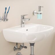 Grohe Start Edge wastafelkraan S-Size met afsluitbare afvoerplug push open chroom 23898001 Grohe Start Edge wastafelkraan S-Size met afsluitbare afvoerplug push open chroom 23898001