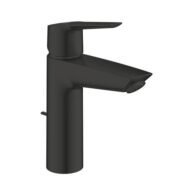 Grohe Start wastafelkraan M-Size met EcoJoy met trekstang-afvoergarnituur mat-zwart 234552432 Grohe Start wastafelkraan M-Size met EcoJoy met trekstang-afvoergarnituur mat-zwart 234552432