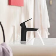 Grohe Start wastafelkraan S-Size met EcoJoy met afsluitbare afvoerplug push open mat-zwart 235512432 Grohe Start wastafelkraan S-Size met EcoJoy met afsluitbare afvoerplug push open mat-zwart 235512432