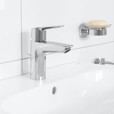 Grohe Start wastafelkraan S-Size met EcoJoy met trekstang afvoergarnituur chroom 24209002 9 Grohe Start wastafelkraan S-Size met EcoJoy met trekstang afvoergarnituur chroom 24209002 9