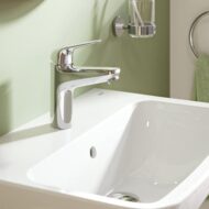 Grohe Swift wastafelkraan M-Size met EcoJoy met afsluitbare afvoerplug push open chroom 24326001 3
