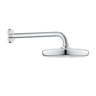 Grohe Tempesta douchekopset 1 straalsoort Ø210 mm chroom 26412000 Grohe Tempesta douchekopset 1 straalsoort Ø210 mm chroom 26412000
