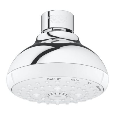 Grohe Tempesta hoofddouche 4 straalsoorten Ø100 mm chroom 27606001 5 Grohe Tempesta hoofddouche 4 straalsoorten Ø100 mm chroom 27606001 5