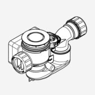 Grohe Universal afvoergarnituur met overloopfunctie complete set chroom wit 49113000