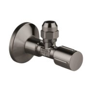 Grohe Universeel hoekstopkraan met knelkoppeling 1/2 en 3/8 aansluiting hard graphite 22037A00