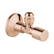 Grohe Universele hoekstopkraan met knelkoppeling 1/2 en 3/8 aansluiting warm sunset 22037DA0