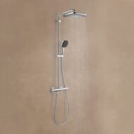 Grohe Vitalio Comfort thermostatische opbouw regendoucheset met EcoJoy 250 x 250 mm chroom 26696001