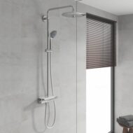 Grohe Vitalio Joy System 260 thermostatische opbouw regendoucheset Ø260 mm chroom 26403001