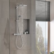 Grohe Vitalio Joy thermostatische opbouw regendoucheset met EcoJoy Ø310 mm chroom 26400001