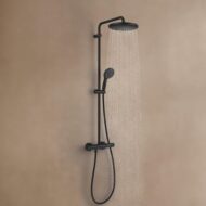 Grohe Vitalio Start System 250 thermostatische opbouw regendoucheset Ø250 mm mat-zwart 266772431