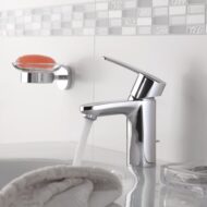 Grohe Wave Cosmopolitan wastafelkraan M-Size met EcoJoy met trekstang-afvoergarnituur chroom 23202000 Grohe Wave Cosmopolitan wastafelkraan M-Size met EcoJoy met trekstang-afvoergarnituur chroom 23202000