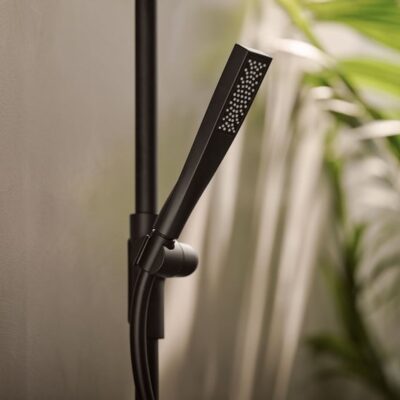 Hansa Aurelia glijstangset met garnituur 1 straalsoort 970 mm mat-zwart 4715012033 5