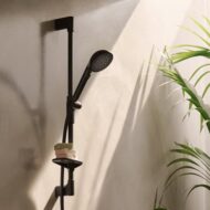 Hansa Aurelia glijstangset met garnituur 3 straalsoorten 970 mm mat-zwart 4715013033