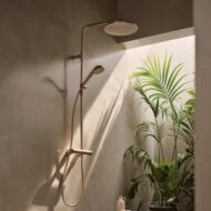 Hansa Aurelia thermostatische opbouw regendoucheset Ø300 mm brons geborsteld 4719910381