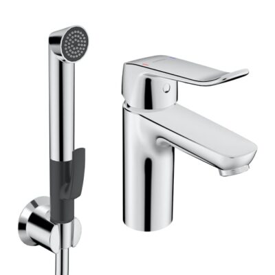 Hansa Care wastafelkraan met handdouche chroom 46282206 8