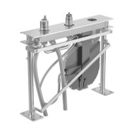 Hansa Compact 3-gats-tegelrand-inbouwdeel voor verwijderd gelegen baduitloop 53010300