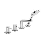 Hansa Designo Style eenhendel inbouw badrandkraan chroom 53122083