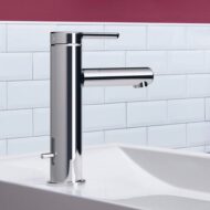 Hansa Designo Style wastafelkraan met trekstang afvoergarnituur chroom 51832293