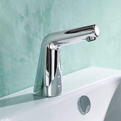 Hansa Designo Style wastafelkraan op batterijen chroom 51932201 6